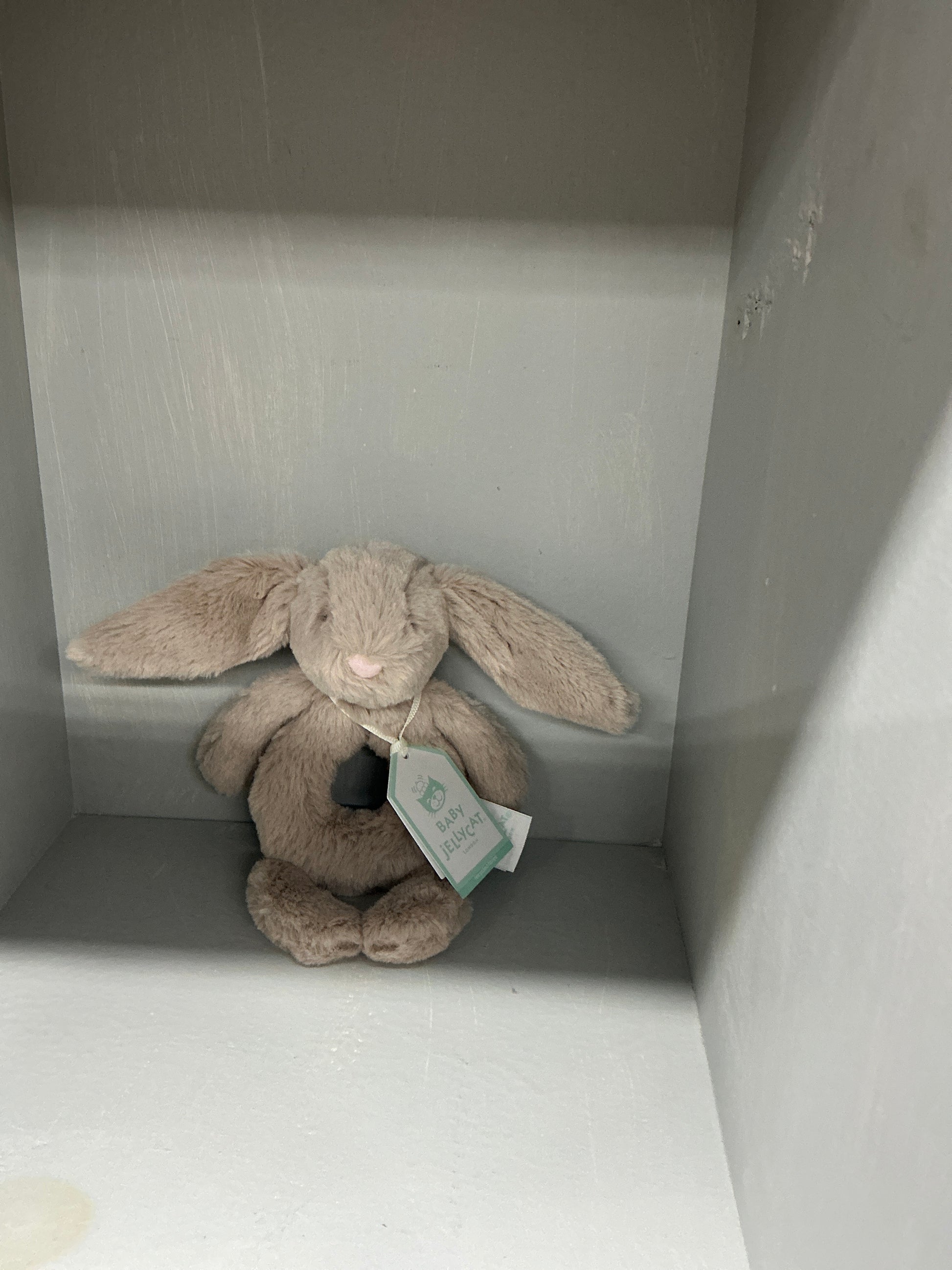 Jellycat Bashful Bunny Ring Rattle