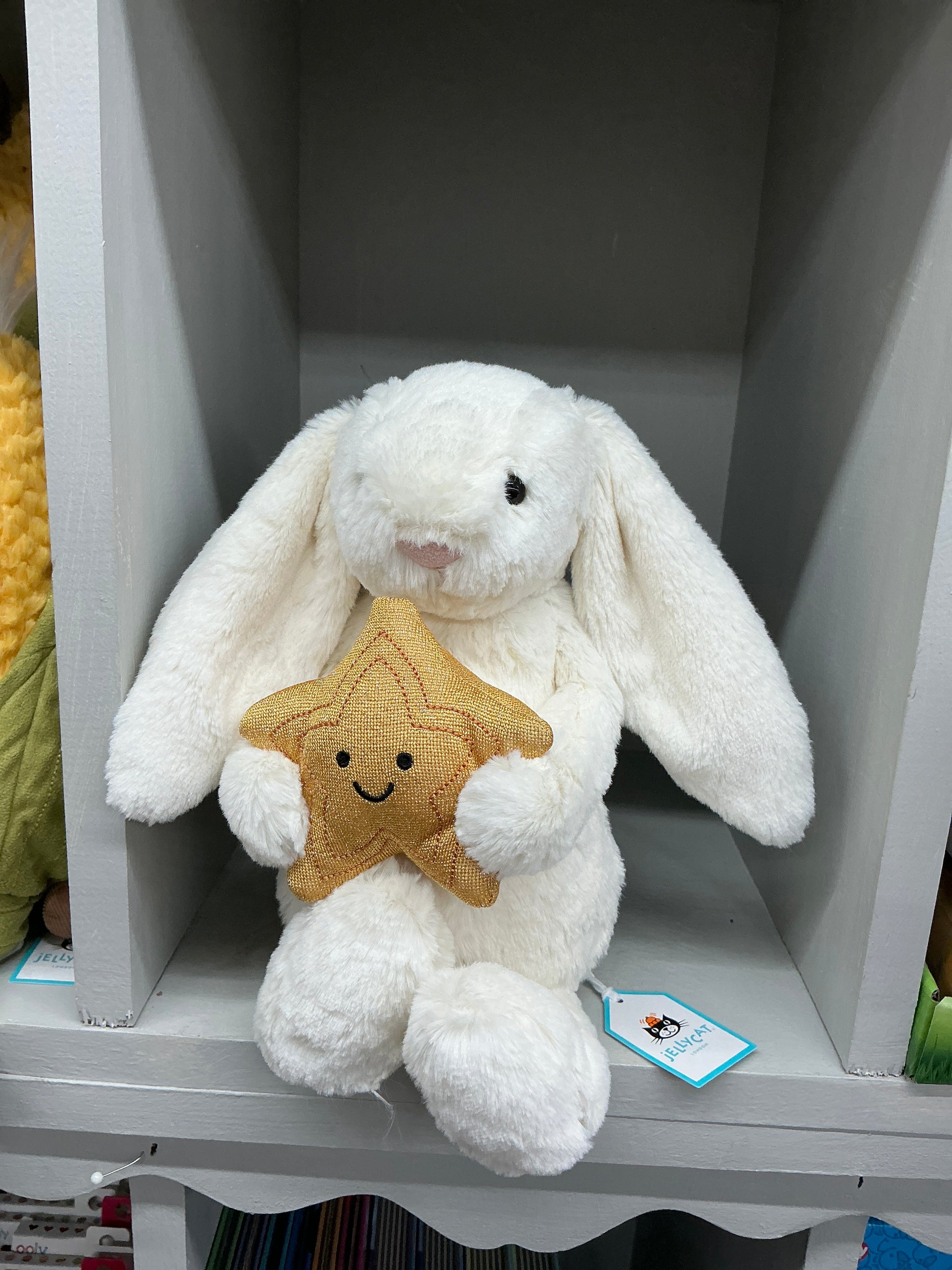 Jellycat Cream Bunny W Star