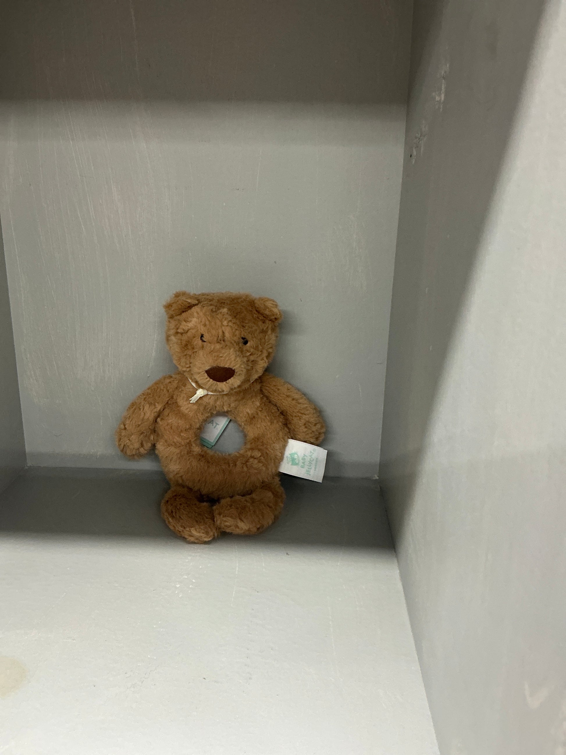 Jellycat Bartholomew Bear Ring Rattle