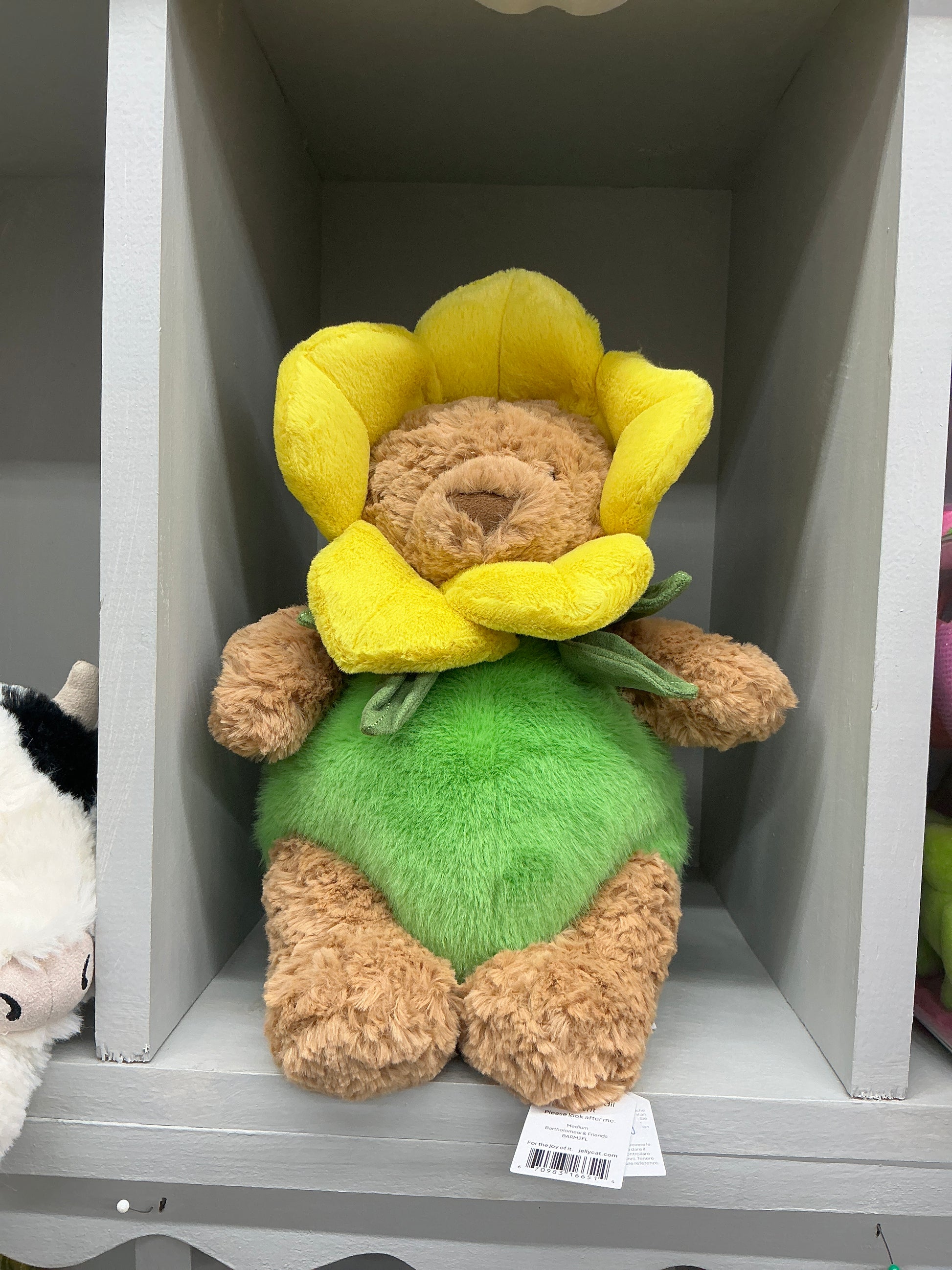 Jellycat Bartholomew Bear Daffodil Outfit
