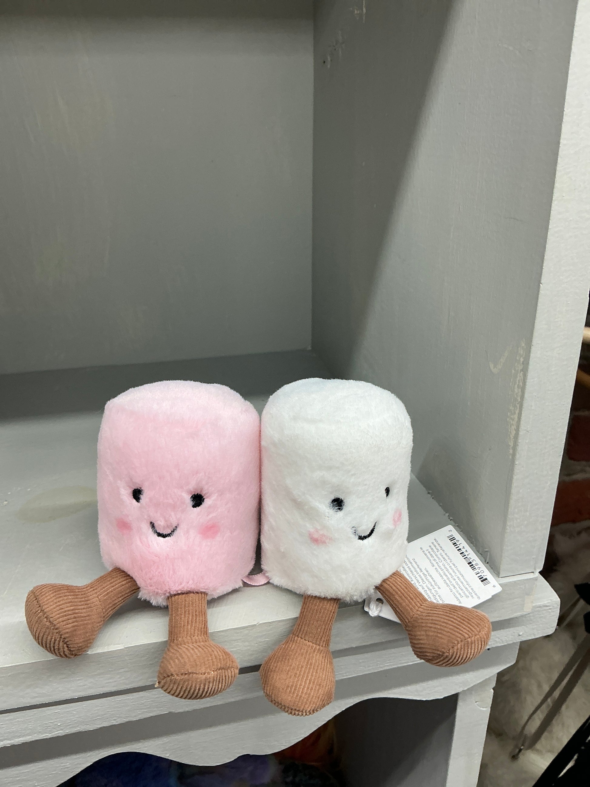 Jellycat Amuseables Pink &White Marshmallows