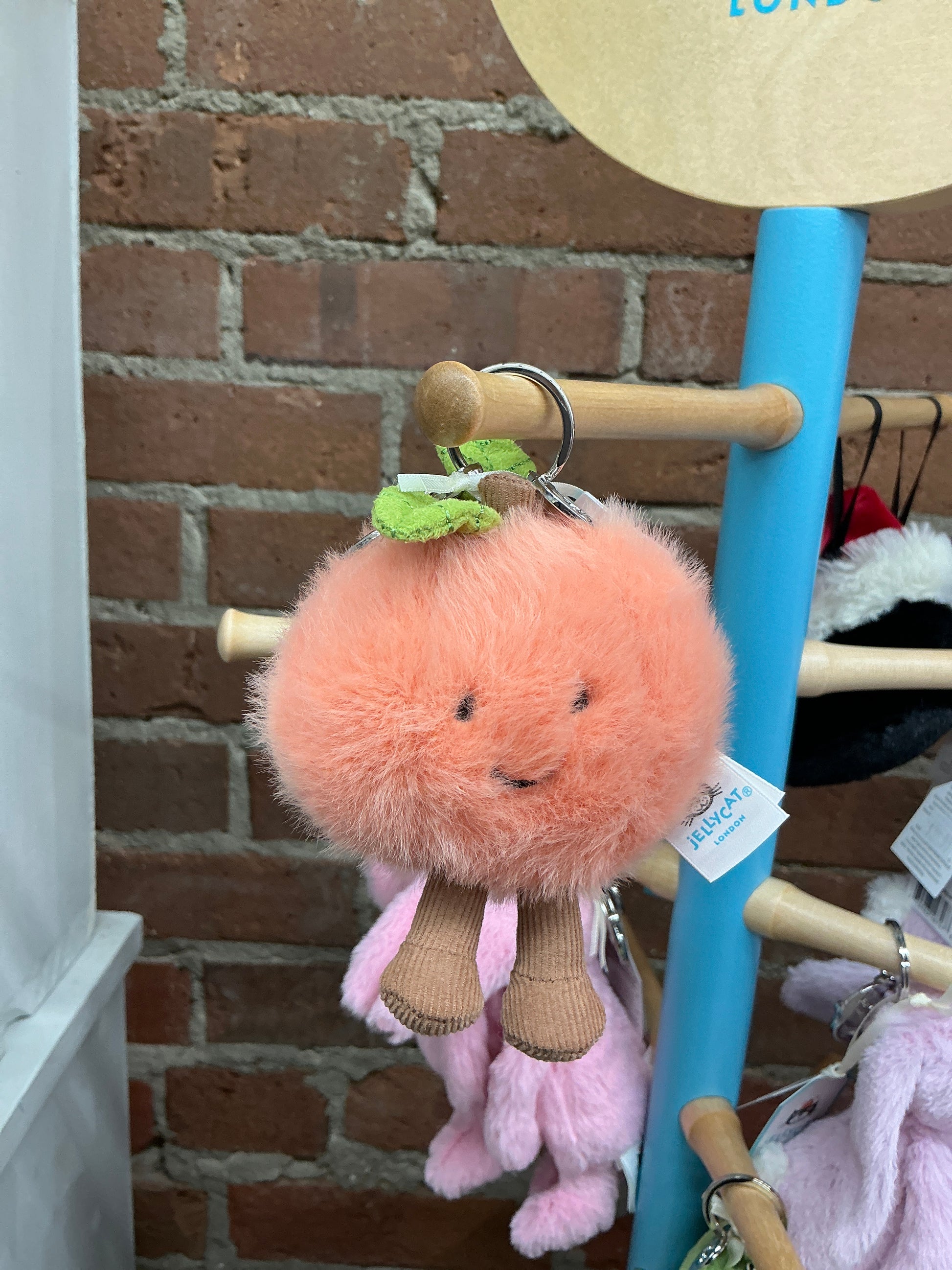 Jellycat Amuseables Peach Bag Charm