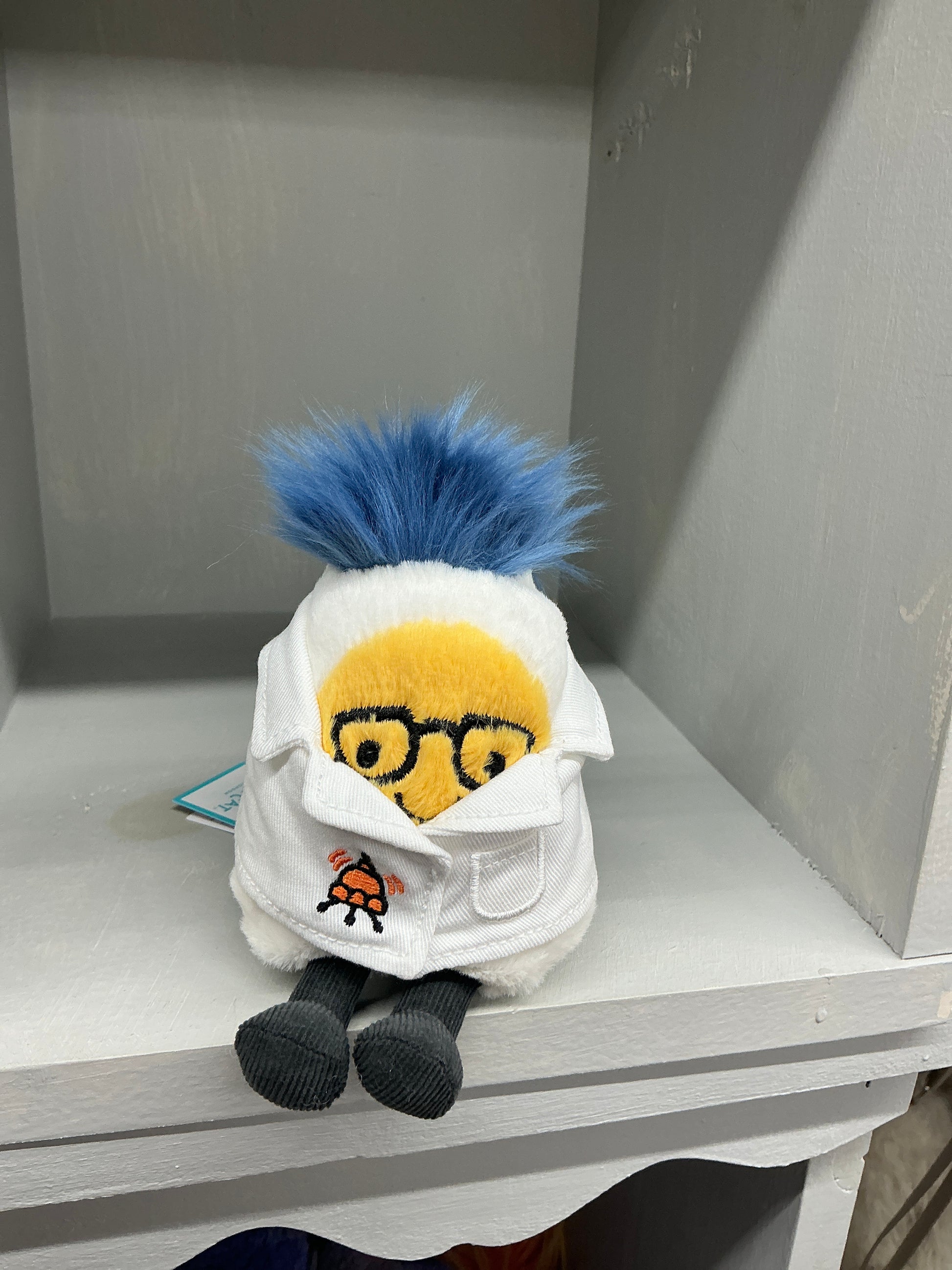 Jellycat Amuseables Boiled Egg Scientist Outfit