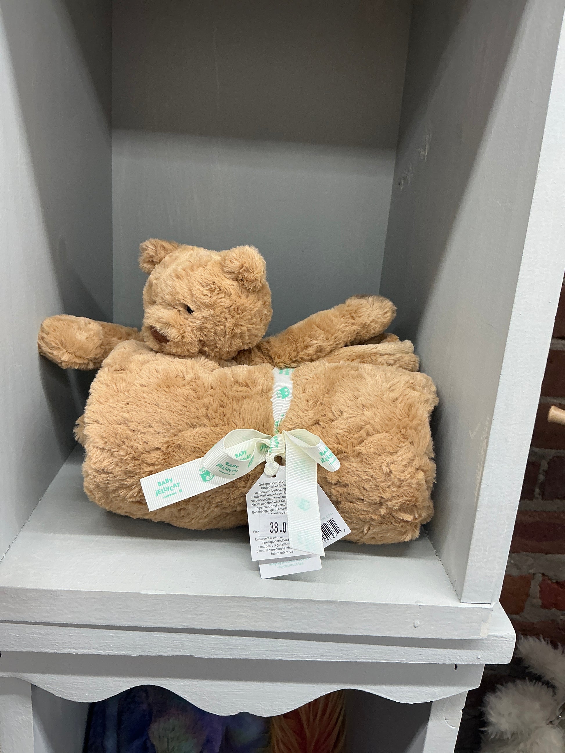 Jellycat Bartholomew Bear Blankie